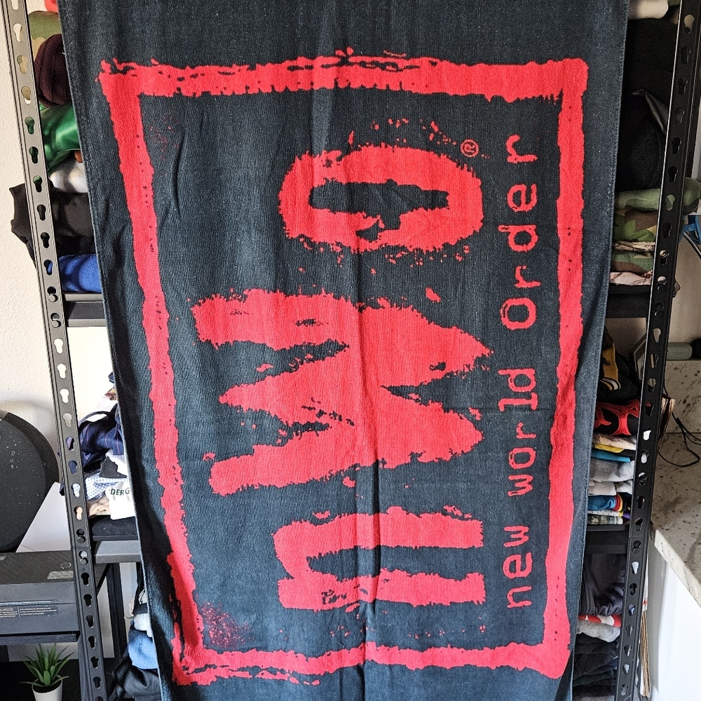 Vintage WWE New World Order Beach Towel Jay Franco Tag